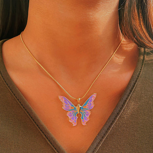 Butterfly Perl Necklace